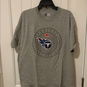 Team Apparel Gray Tennessee Titans Short Sleeve Tee size xl